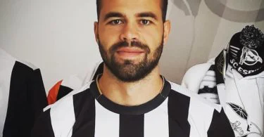 Betinho is a striker for Portuguese club S.C. Espinho. His birth date is July 21, 1993, and his full name is Alberto Alves Coelho.