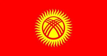 Flag of Kyrgyzstan