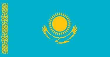 Flag of Kazakhstan